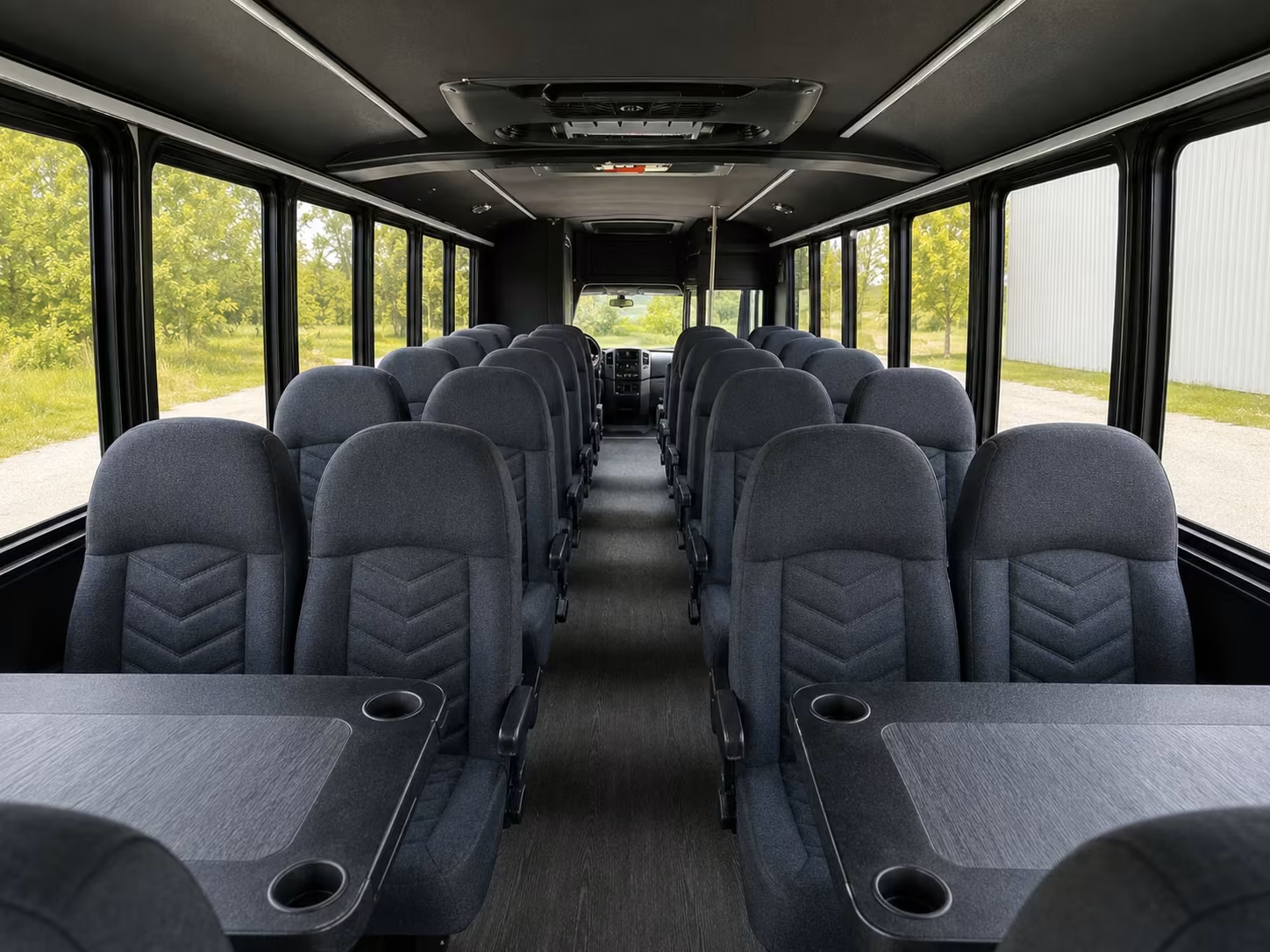 18 passenger minibus inside