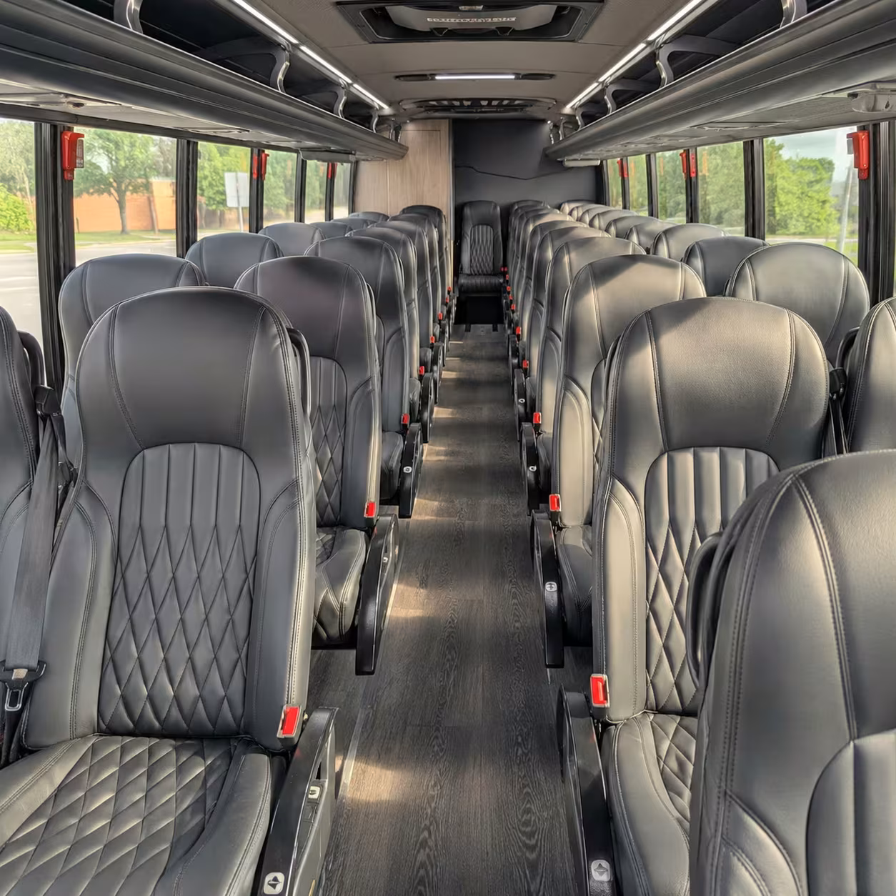 28 passenger minibus inside