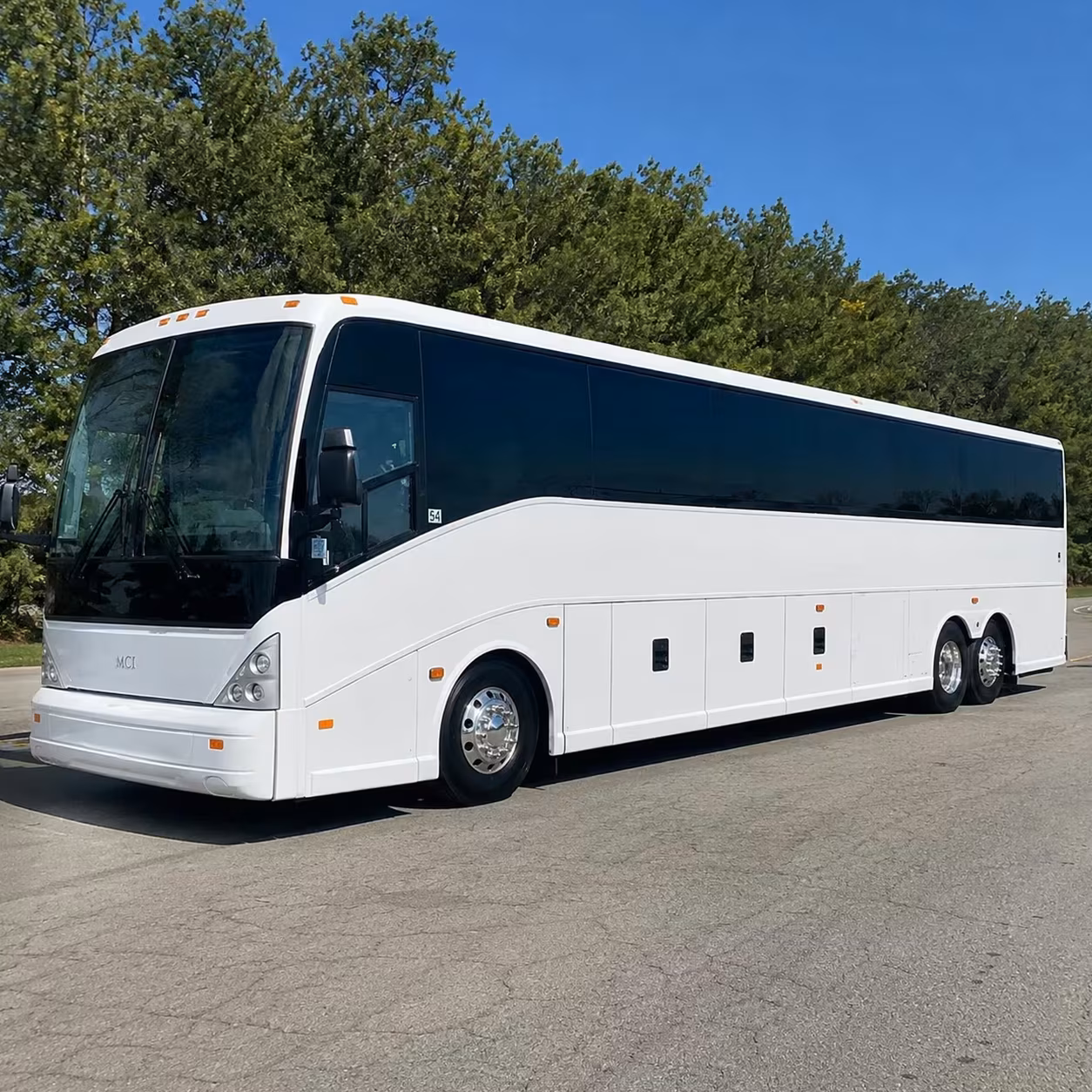 56 passenger charter bus