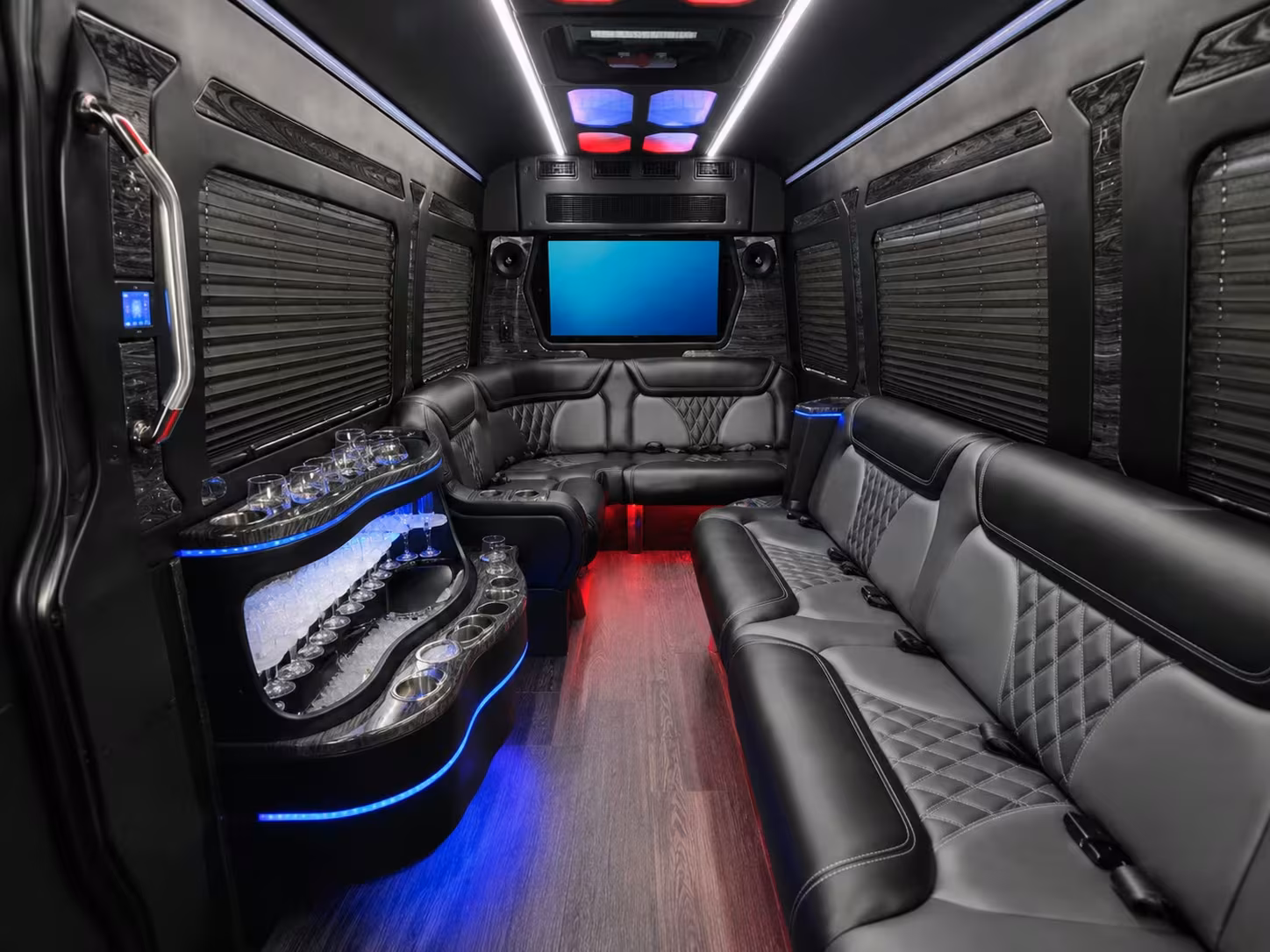 airport shuttle buses for paterson wedding guests from newark