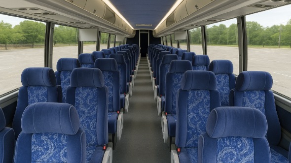 54 passenger charter bus interior paterson
