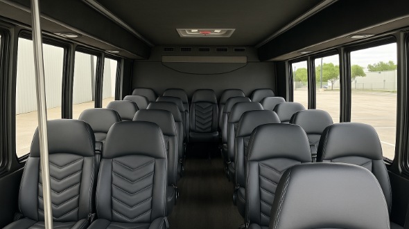 paterson 15 passenger minibus interior