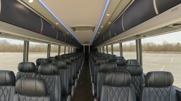 paterson 50 passenger charter bus inside