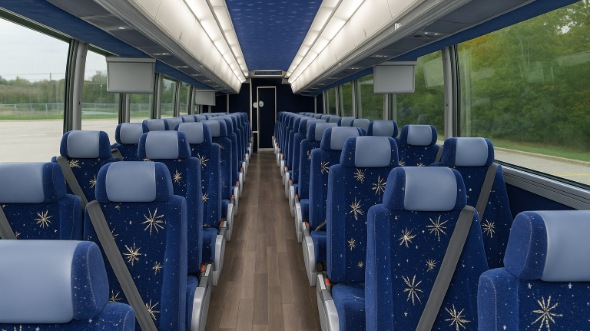 paterson 55 passenger charter bus interior