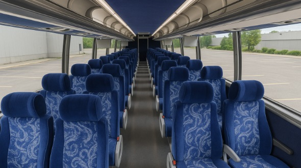 paterson 56 passenger charter bus inside