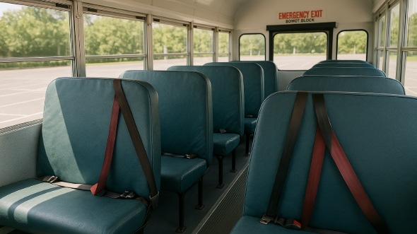 school bus rental interior paterson